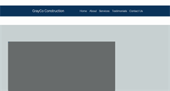 Desktop Screenshot of graycoconstruction.net